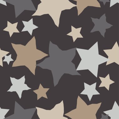 Sorunsuz vektör arka plan dekoratif yıldız ile. Tekstil rapport.