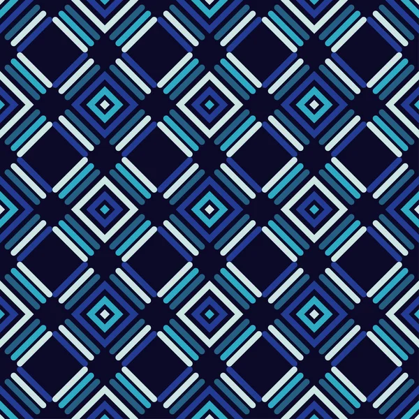 Kesintisiz geometrik desen. Quadrilaterals deseni. Tekstil rapport.