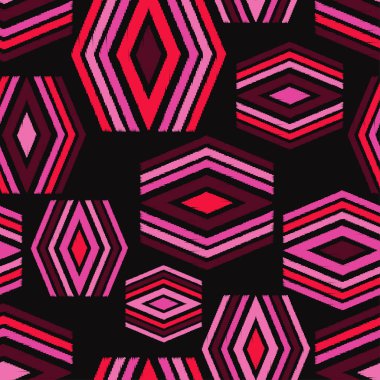 Etnik boho seamless modeli. Doku karalamak. Halk motif. Tekstil rapport.