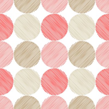 Polka dot seamless modeli. Renkli topları. Doku karalamak. extile uyum. 