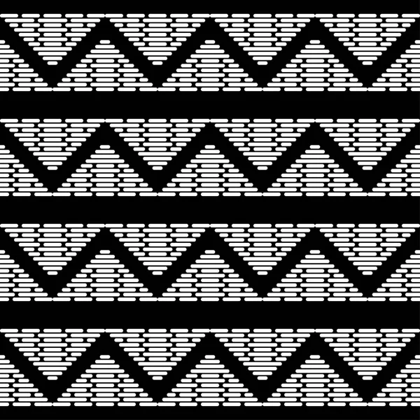 Seamless Geometric Pattern Patterns Stripes Textile Rapport — Stock Vector