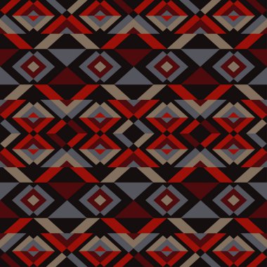 Etnik boho kusursuz desen. Kabile düzeni. Halk motifi. Tekstil uyumluluğu.