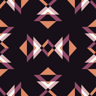 Etnik boho kusursuz desen. Kabile düzeni. Halk motifi. Tekstil uyumluluğu.