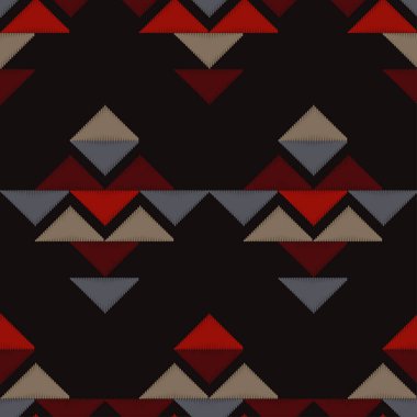 Etnik boho kusursuz desen. Kabile düzeni. Halk motifi. Tekstil uyumluluğu.