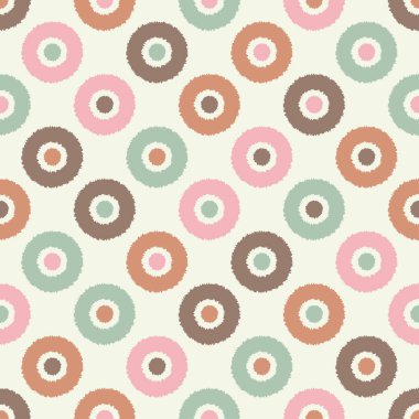 Polka dot seamless modeli. Renkli topları. extile uyum. 