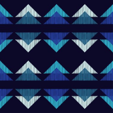 Etnik boho seamless modeli. Doku karalamak. Halk motif. Tekstil rapport.