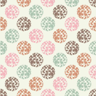 Polka dot seamless modeli. Doku karalamak. extile uyum. 