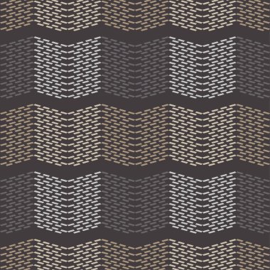 Kesintisiz geometrik desen. Doku karalamak. Tekstil rapport.