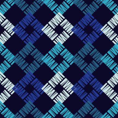 Kesintisiz geometrik desen. Dokulu dikdörtgenler bir model. Doku karalamak. Tekstil rapport.