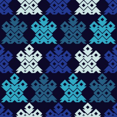 Etnik boho seamless modeli. Nakış kumaş üzerine. Doku karalamak. Halk motif. Tekstil rapport.