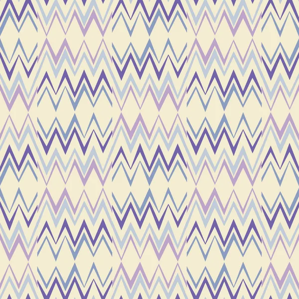 Nahtlose Geometrische Muster Zickzackmuster Kritzeltextur Textilbeziehung — Stockvektor