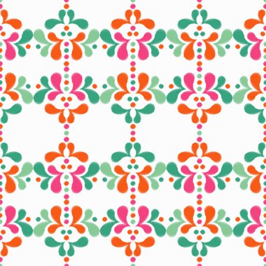 Etnik boho seamless modeli. Nakış kumaş üzerine. Doku karalamak. Halk motif. Tekstil rapport.