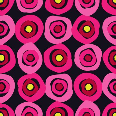 Polka dot seamless modeli. Renkli topları. Doku karalamak. extile uyum. 