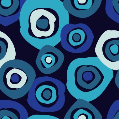 Polka dot seamless modeli. Renkli topları. Doku karalamak. extile uyum. 