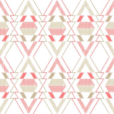 Etnik boho kusursuz desen. Kabile düzeni. Halk motifi. Tekstil uyumluluğu.