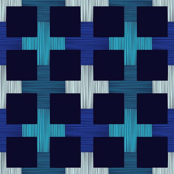 Patrón Geométrico Sin Costuras Scribble Textura Colores Brillantes Formas Simples — Archivo Imágenes Vectoriales