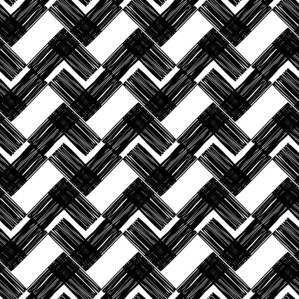 줄무늬를 기하학적 패턴입니다 색상과 간단한 유행의 원활한 디자인 — 스톡 벡터