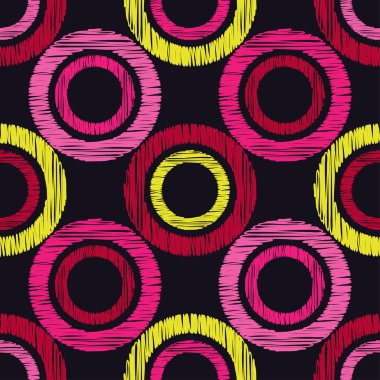 Polka dot seamless modeli. Renkli topları. Doku karalamak. extile uyum. 