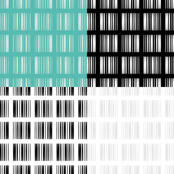 Streifenstruktur Nahtlose Geometrische Muster Leuchtende Farben Und Einfache Formen Trendige — Stockvektor