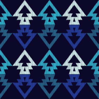 Etnik boho seamless modeli. Doku karalamak. Halk motif. Tekstil rapport.