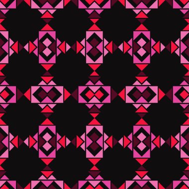 Etnik boho kusursuz desen. Kabile düzeni. Halk motifi. Tekstil uyumluluğu.