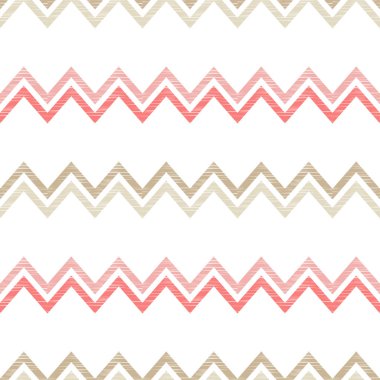 Kesintisiz geometrik desen. Zikzak doku. Doku karalamak. Tekstil rapport.