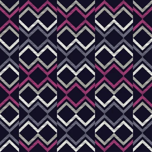 Nahtlose Geometrische Muster Zickzackbeschaffenheit Kritzeltextur Textilbeziehung — Stockvektor