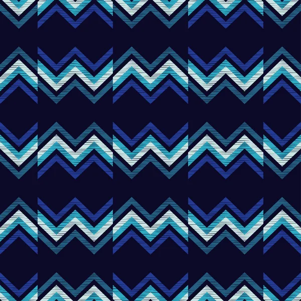Modèle Géométrique Sans Couture Texture Zigzag Texture Griffonner Relation Textile — Image vectorielle