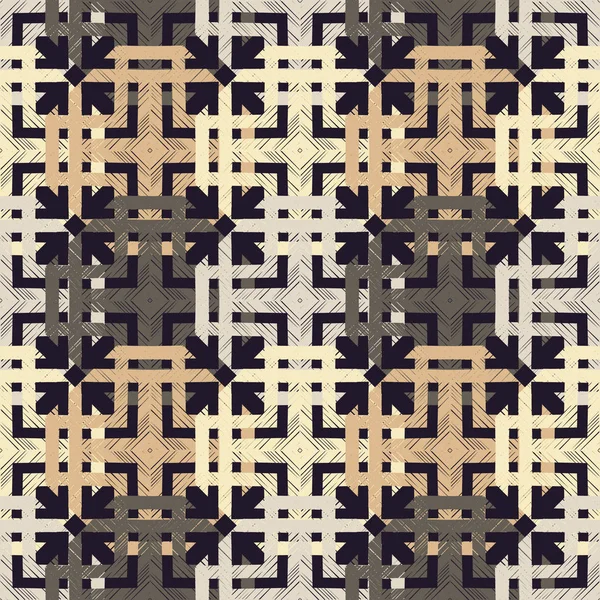 Patrón Geométrico Sin Costuras Textura Zigzag Scribble Textura Relación Textil — Vector de stock