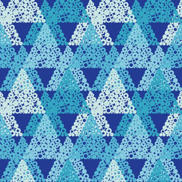 Naadloze Geometrische Patroon Drops Textuur Textuur Van Driehoeken Van Puntjes — Stockvector