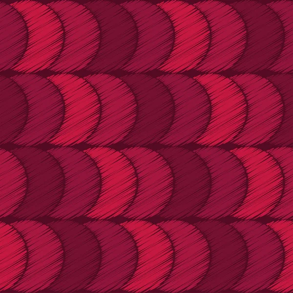 Bezszwowe Wzór Geometryczny Tekstura Półksiężyce Bazgroły Tekstury Program Rapport Włókienniczych — Wektor stockowy