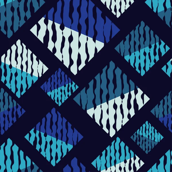 Modèle Géométrique Sans Couture Texture Carrés Multicolores Texture Griffonner Relation — Image vectorielle