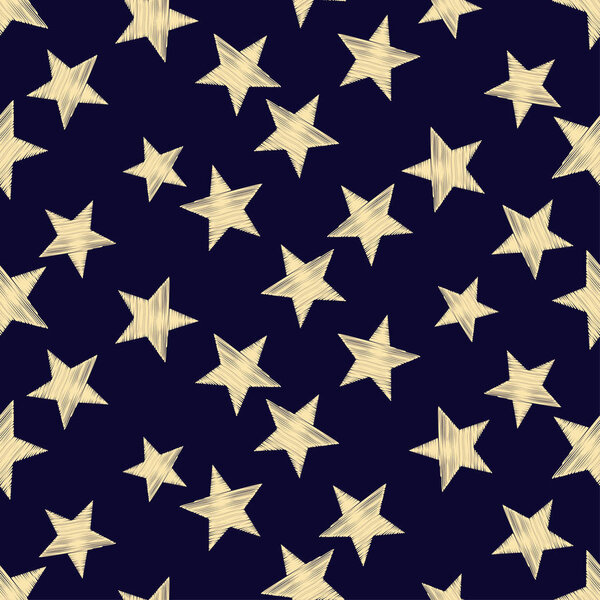 Бесшовный фон с декоративными звездами. Царапает текстуру. Текстильное взаимопонимание
.
