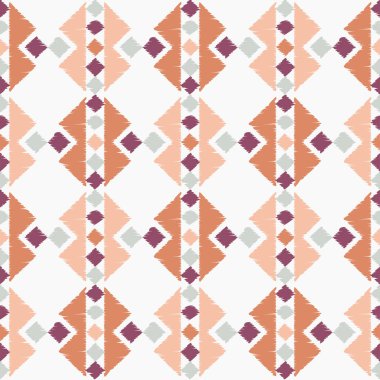 Etnik boho seamless modeli. Kabile desen. Nakış kumaş üzerine. Halk motif. Tekstil rapport.