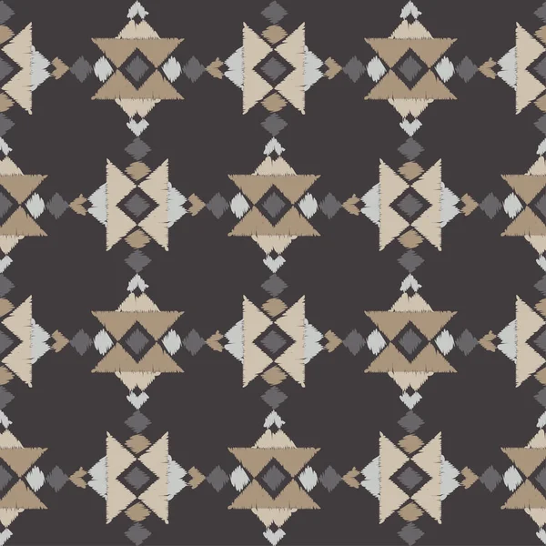 Etnik boho seamless modeli. Kabile desen. Nakış kumaş üzerine. Halk motif. Tekstil rapport.
