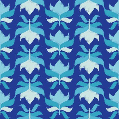 Sorunsuz çiçek desenli. Çiçekler arka plan. Nakış kumaş üzerine. Doku karalamak. Tekstil rapport.