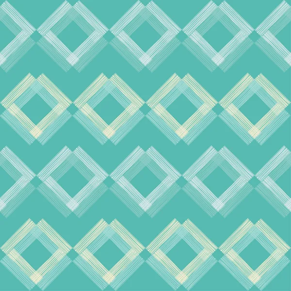 Nahtlose Geometrische Muster Textur Mehrfarbiger Quadrate Kritzeltextur Textilbeziehung — Stockvektor