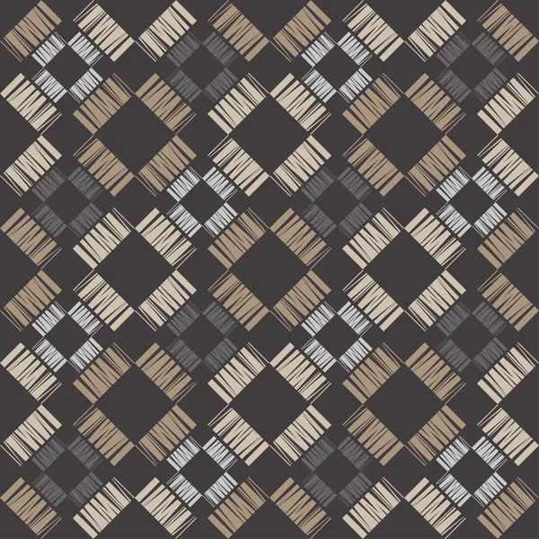 Nahtlose Geometrische Muster Textur Aus Figürlichen Streifen Kritzeltextur Textilbeziehung — Stockvektor