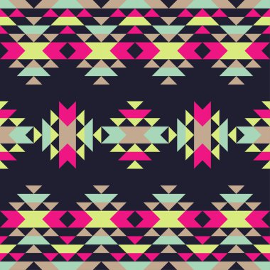 Etnik boho kusursuz desen. Kabile düzeni. Halk motifi. Tekstil uyumluluğu.