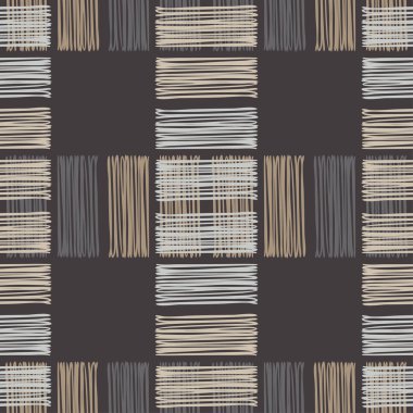 Kesintisiz geometrik desen. Kahverengi zemin ahşap dokulu. Doku karalamak. Tekstil rapport.