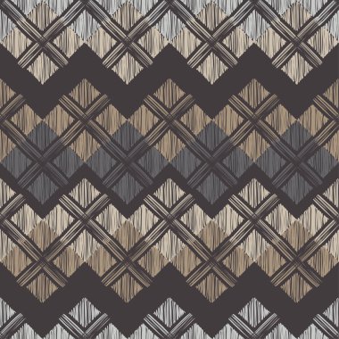 Etnik boho seamless modeli. Doku karalamak. Nakış kumaş üzerine. Halk motif. Tekstil rapport.