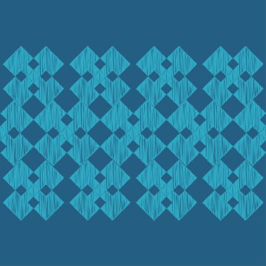 Kesintisiz geometrik desen. Doku kareler. Doku karalamak. Tekstil rapport.