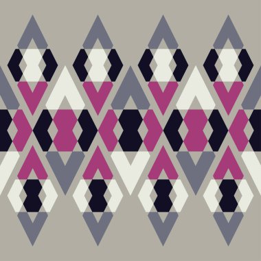 Etnik boho kusursuz desen. Kabile düzeni. Halk motifi. Tekstil uyumluluğu.