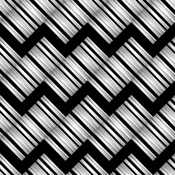 Бесшовный Геометрический Узор Текстура Полосок Скриббл Текстура Текстильное Взаимопонимание — стоковый вектор