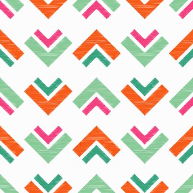 Kesintisiz geometrik desen. Doku üçgenler. Doku karalamak. Tekstil rapport.