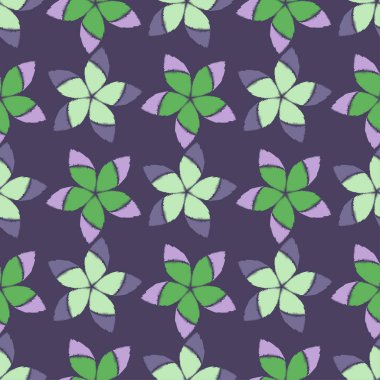 Sorunsuz çiçek desenli. Çiçekler arka plan. Nakış kumaş üzerine. Doku karalamak. Tekstil rapport.