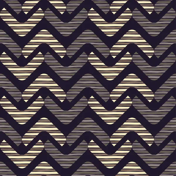 Nahtlose Geometrische Muster Die Textur Der Dreiecke Kritzeltextur Textilbeziehung — Stockvektor