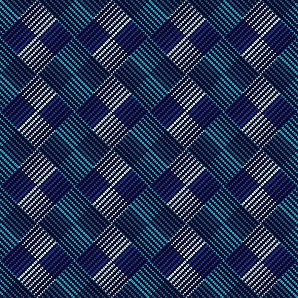 Bezszwowe Wzór Geometryczny Tekstur Kwadratów Bazgroły Tekstury Program Rapport Włókienniczych — Wektor stockowy