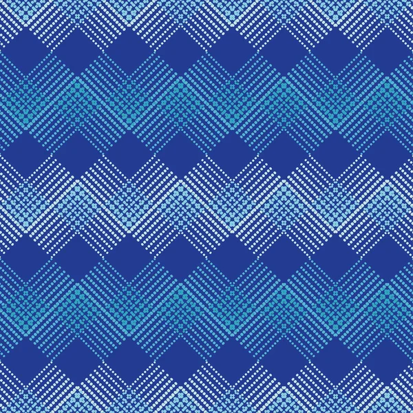 Bezproblémové Geometrický Vzor Textura Čtverců Klikyháky Texturu Textilní Program Rapport — Stockový vektor