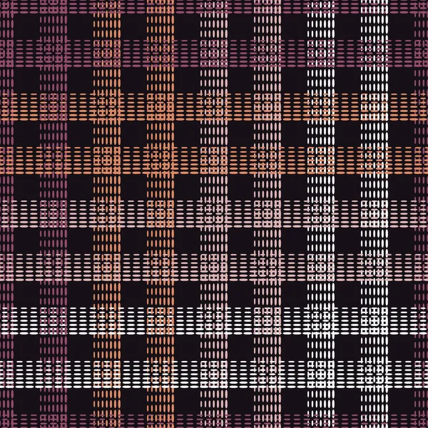 Naadloze Geometrische Patroon Textuur Van Strips Punten Krabbel Textuur Textiel — Stockvector